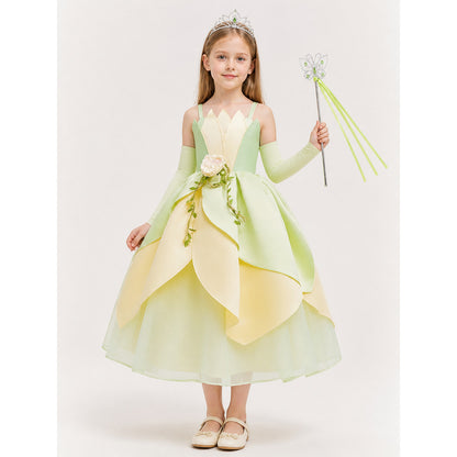 Green and Yellow Princess Halloween Costume