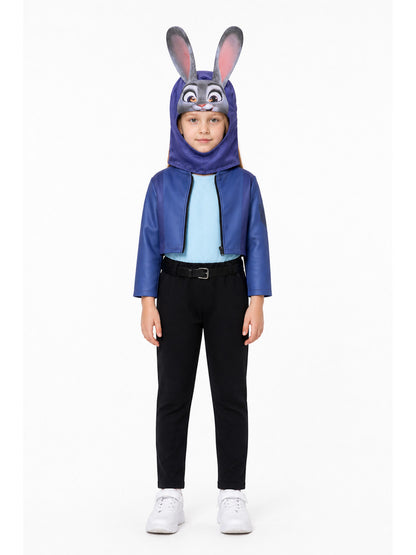 Judy from Zootopia Costume: Jacket, Pants, Ears, Belt main product view