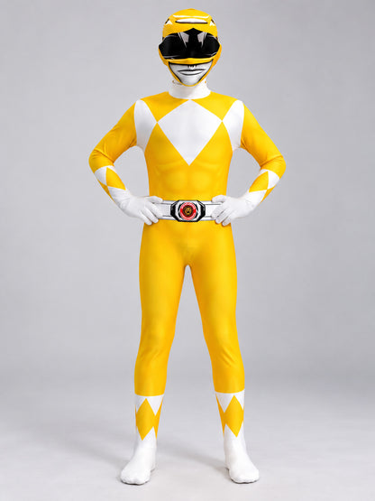 Kids' Carnival Jumpsuit Costume Yellow with Helmet