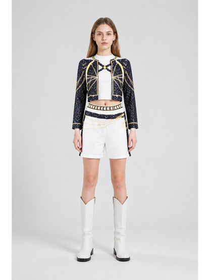 Stage Costume with Long Sleeves and Shorts main product view