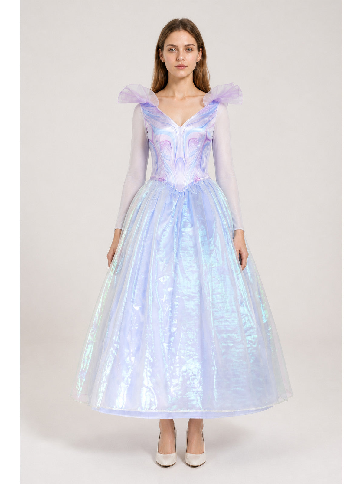 Light Purple Cosplay Dress with Full Skirt for Glinda