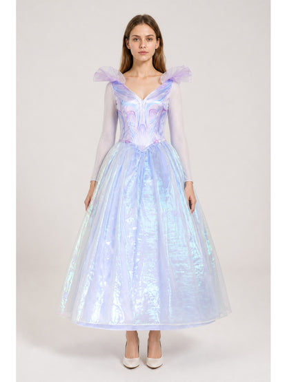 Light Purple Cosplay Dress with Full Skirt for Glinda
