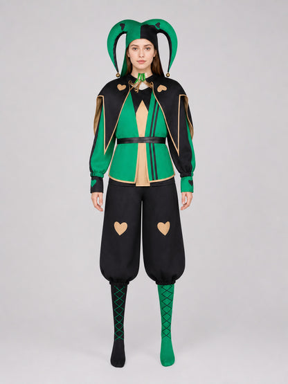 Jester Costume for Cosplay and Halloween front view