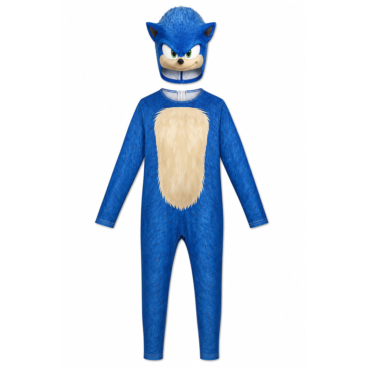 Blue Hedgehog Hooded Halloween Costume