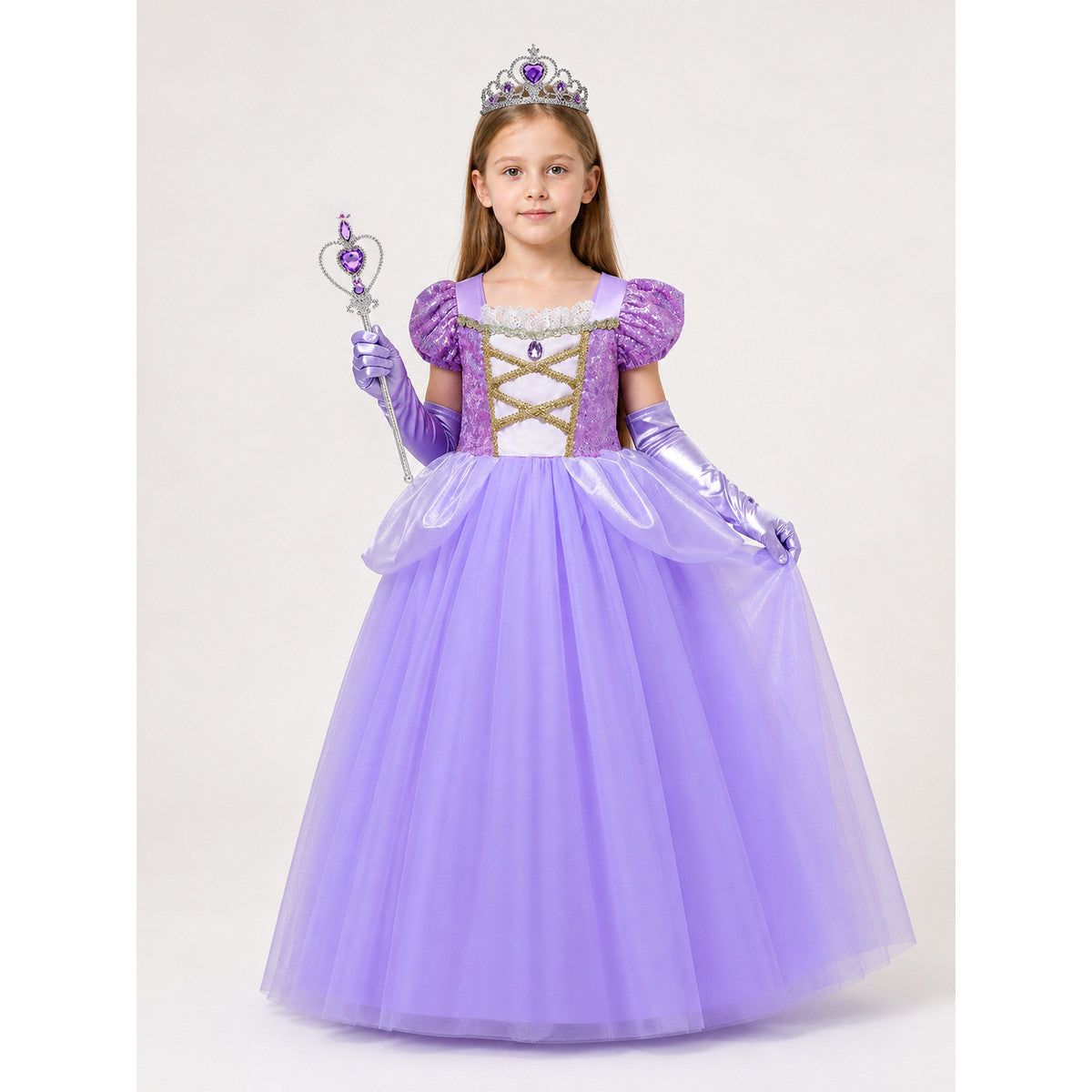 Princess Costume with Accessories for Halloween main product view