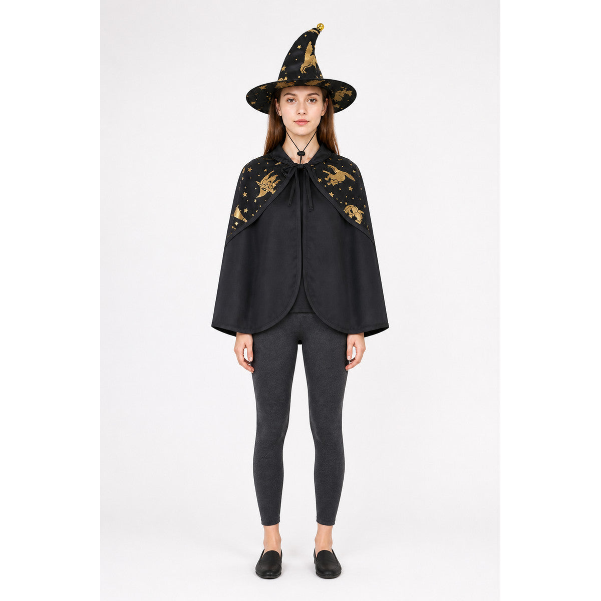 Witch Costume for Pets with Hat and Cape main product view