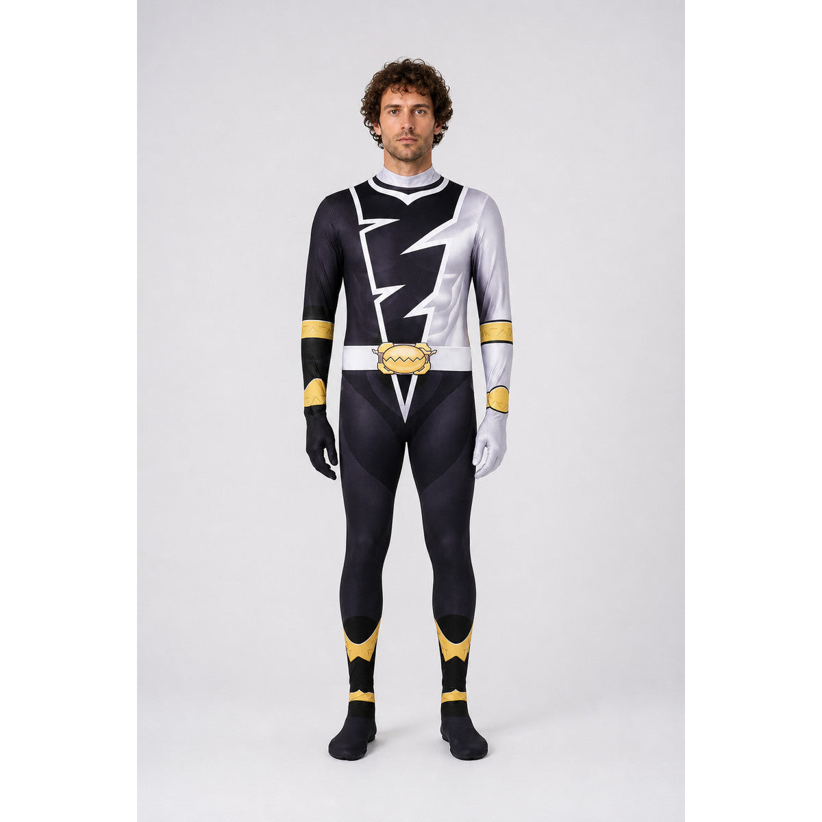 Carnival Costume Jumpsuit with a Geometric Pattern main product view