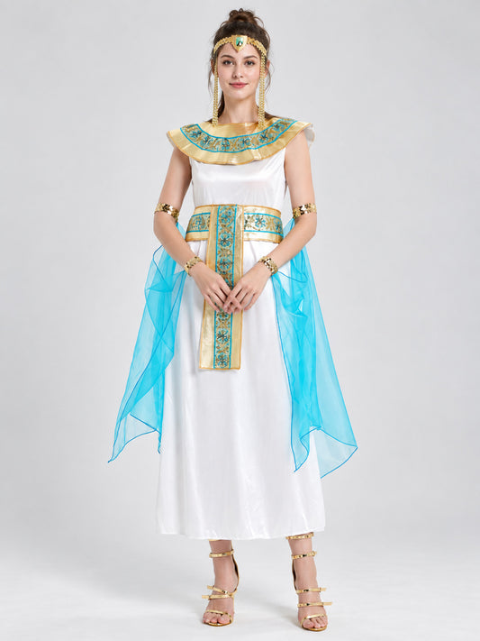 Egyptian-Style Carnival Costume with Drapes