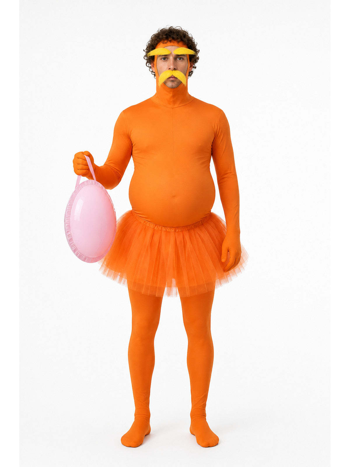 Halloween Jumpsuit Costume with a Fake Belly and Skirt main product view
