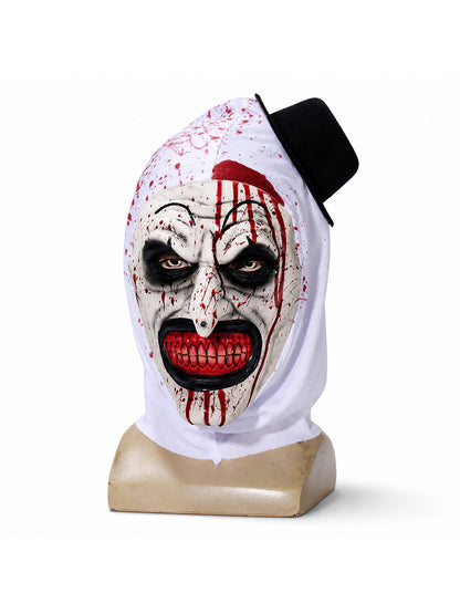 Terrifier 3 Art The Clown Mask Cosplay Horror Joker Killer Demon Latex Helmet