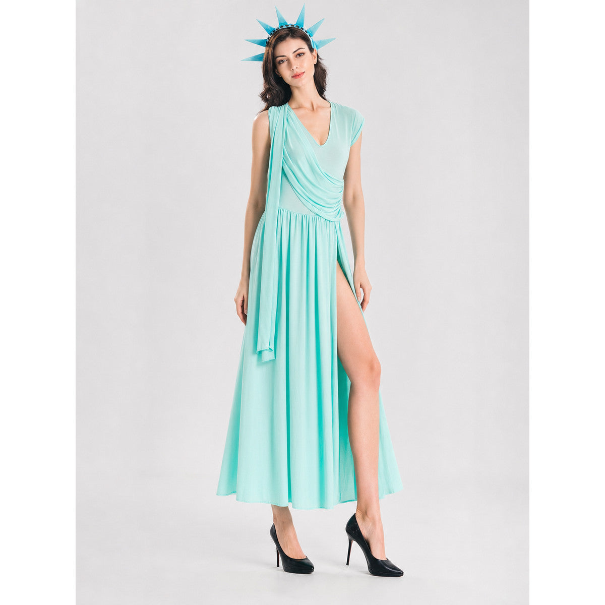 Statue of Liberty-Style Halloween Cosplay Dress
