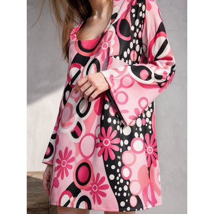 80s Disco Costume: Dress with Accessory