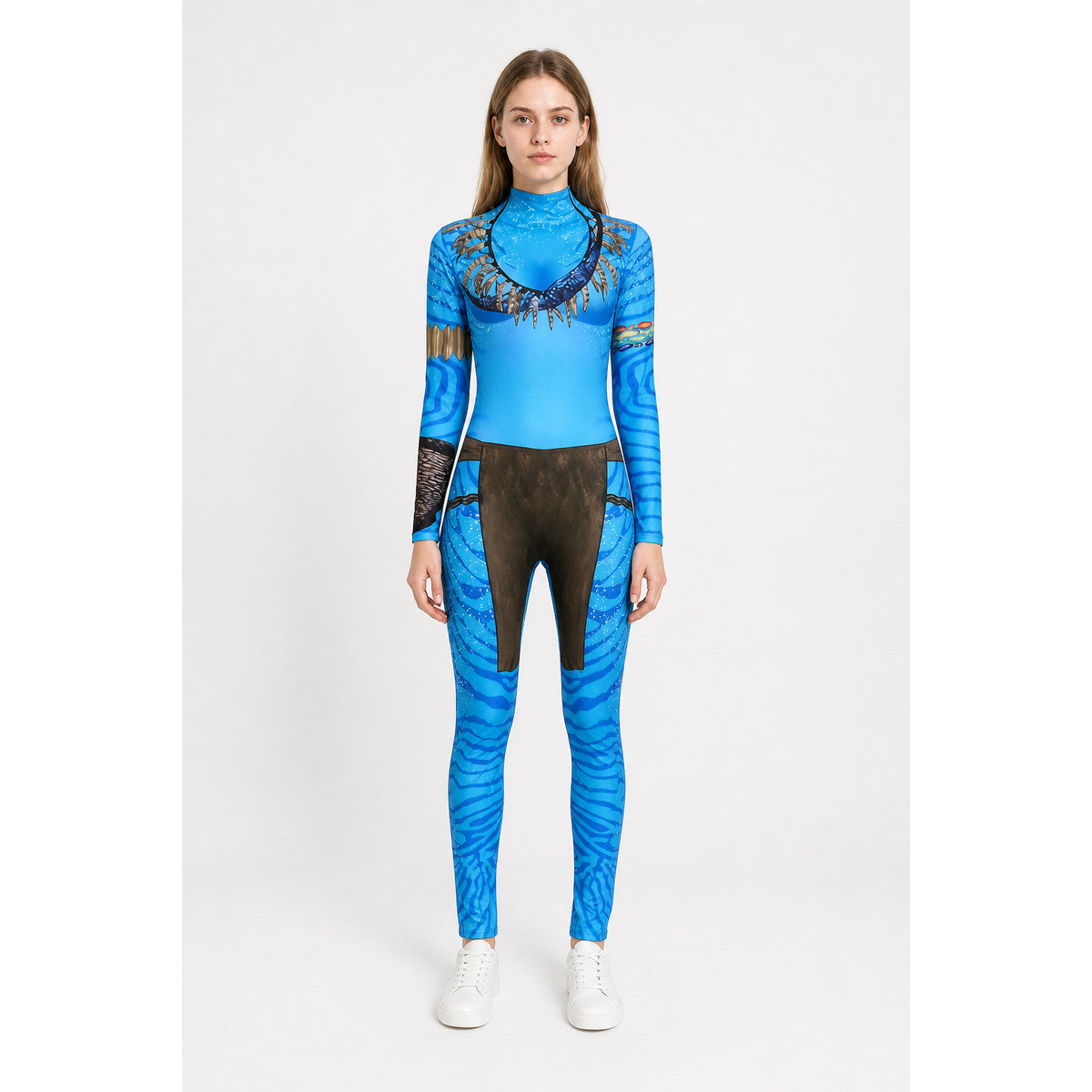 Avatar Jumpsuit Costume with High Collar main product view