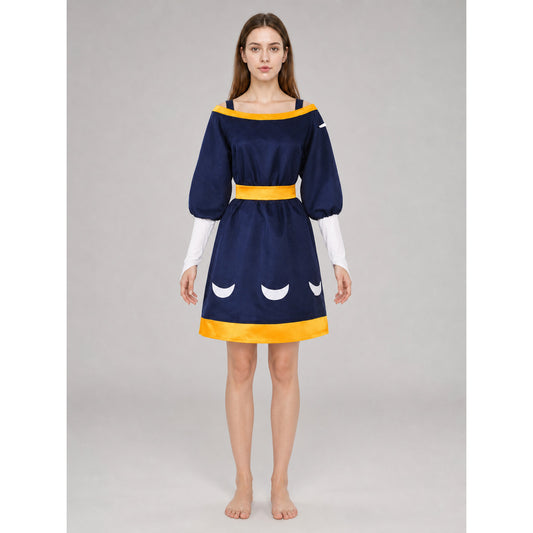 4-Piece Cosplay Costume with Belt and Arm Cuffs on-model view