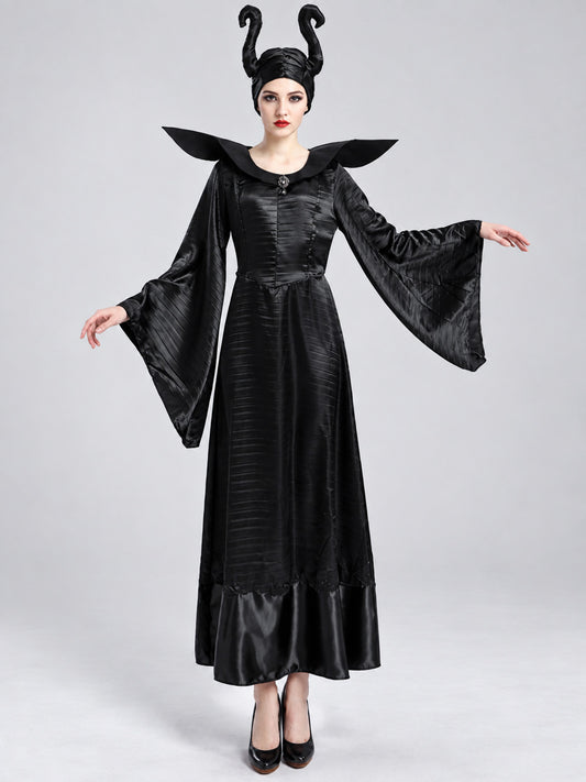 Witch Costume with Hat, Black