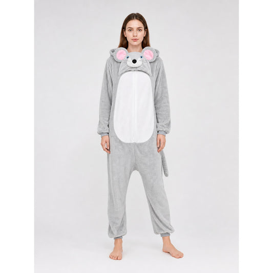 Mouse Kigurumi: Party Jumpsuit Costume on-model view