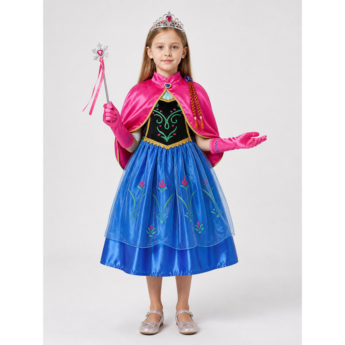 Princess Costume with Pink Cape