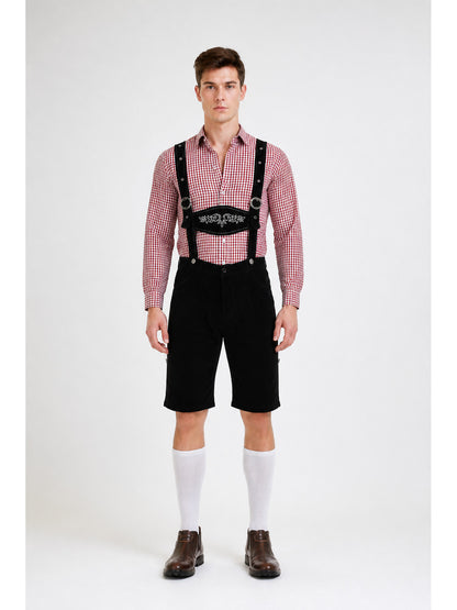 Carnival Costume with Plaid Shirt and Shorts main product view