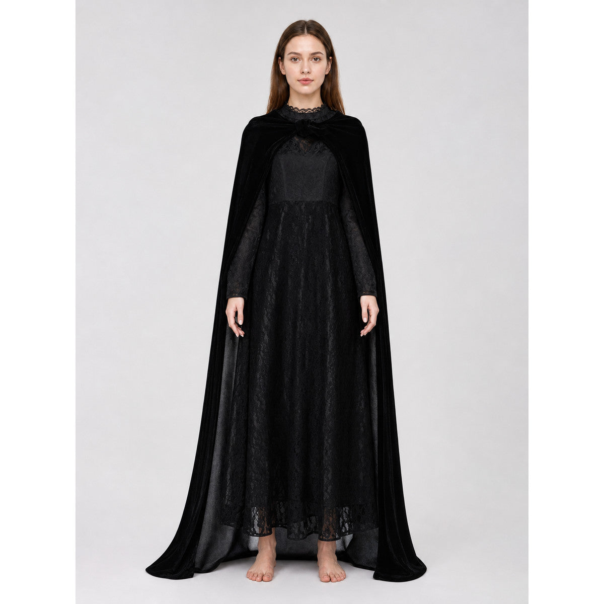 Elphaba Cosplay Costume: Dress, Cape, and Hat