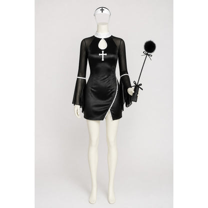 Carnival Costume with Black Dress and Accessories main product view