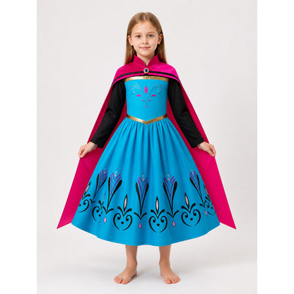 Princess Carnival Costume with Cape for Cosplay main product view