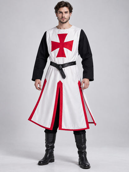 Medieval Cosplay Costume with Red Cross