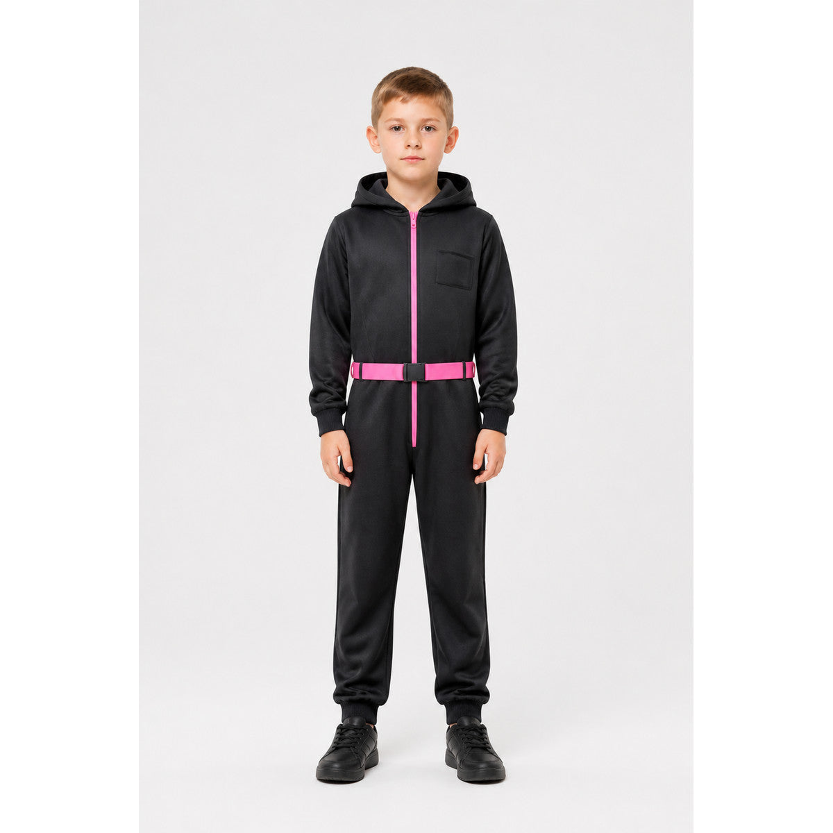Black Dali Cosplay Jumpsuit from Money Heist main product view