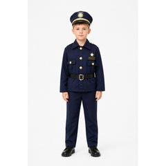 Children’s police officer costume with jacket and pants
