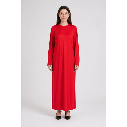 Long Red Zombie Costume for Halloween main product view