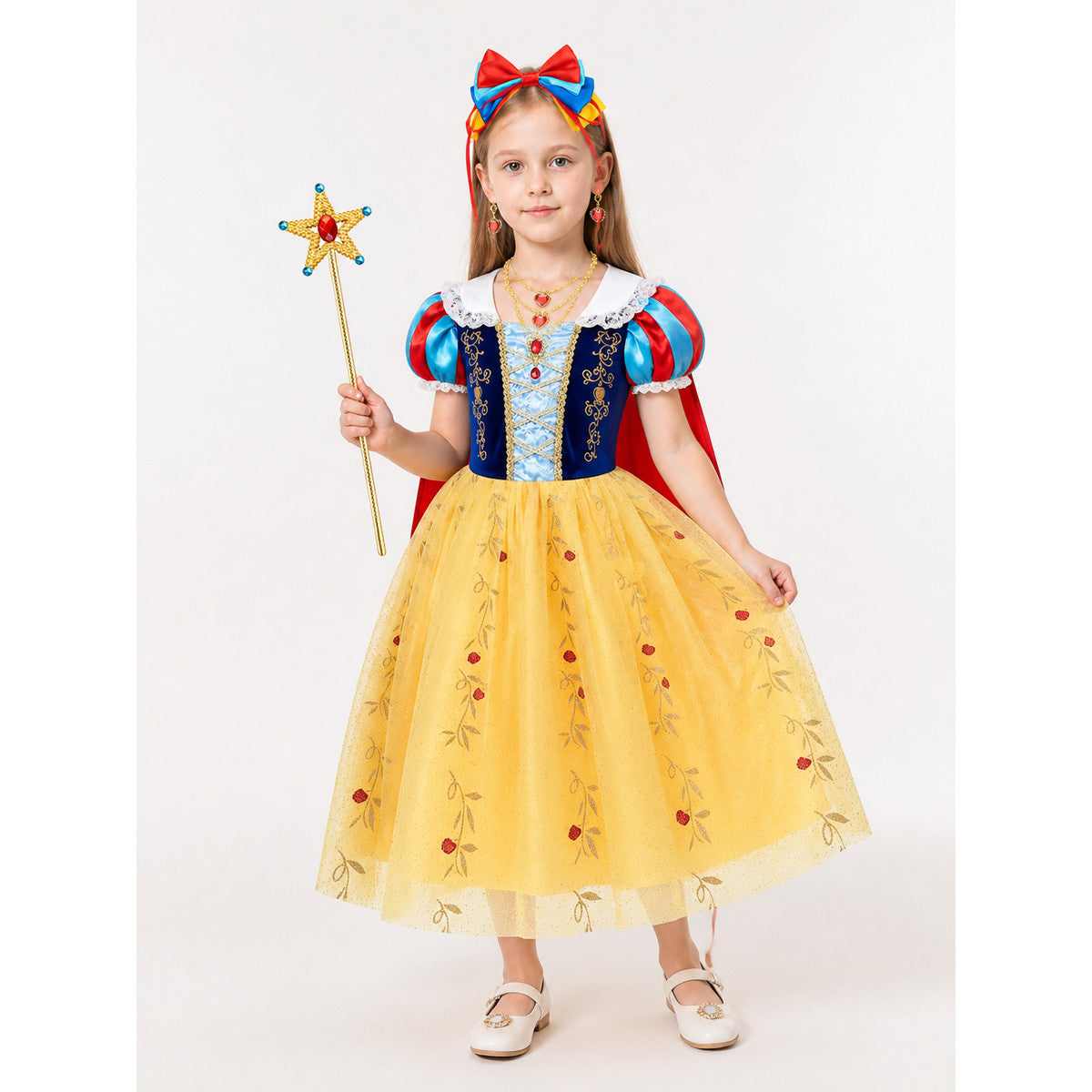 Halloween Princess Costume with Cape