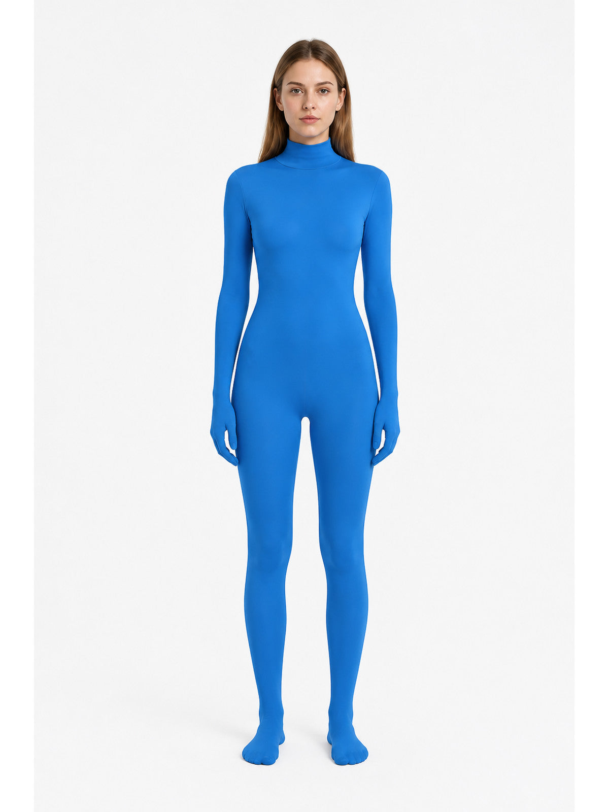 Fitted jumpsuit with covered hands and feet main product view