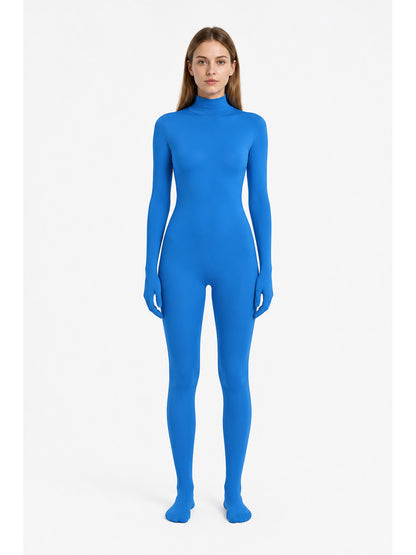 Fitted jumpsuit with covered hands and feet main product view