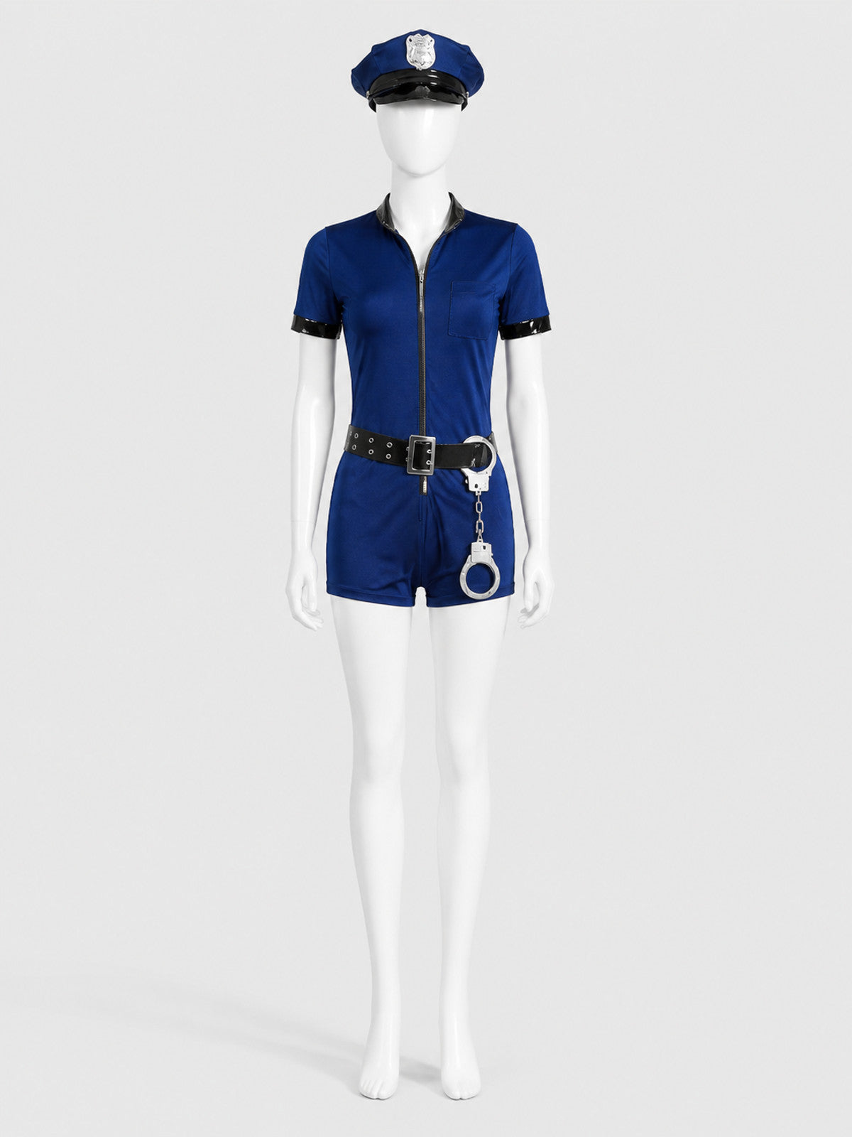Police Costume with Jumpsuit and Cap