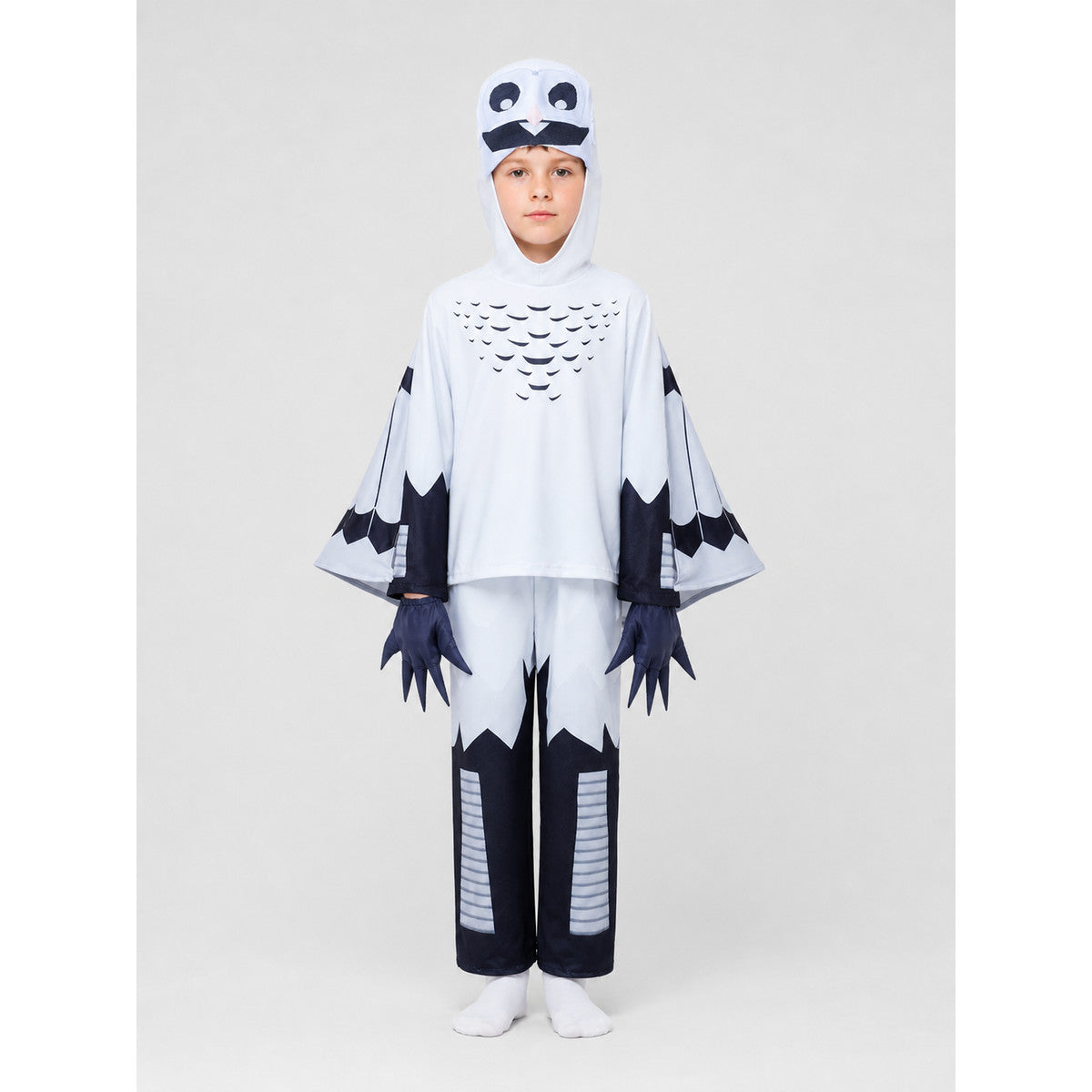 Owl Costume with Hood and Gloves