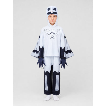 Owl Costume with Hood and Gloves