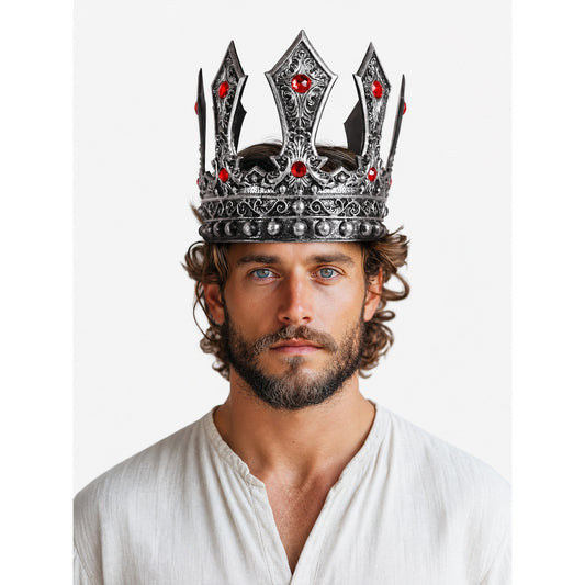 Masquerade Crown with Beads and Stones