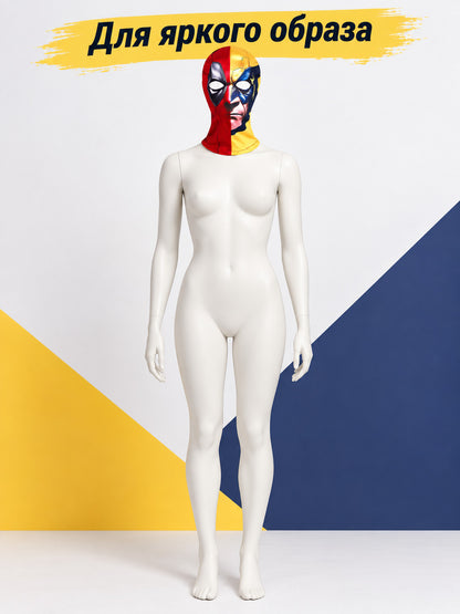 Carnival Balaclava Mask with Face Print main product view