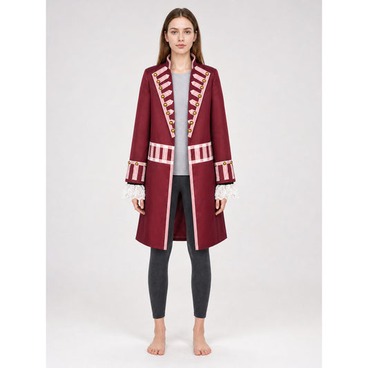 Captain Hook Cosplay Costume, Pirate Jacket