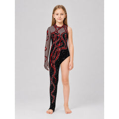 Stage Jumpsuit with Glove Sleeve