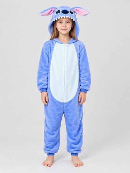Kids Hooded Onesie Pajama with Ears