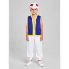 Mushroom character costume with hat and pants