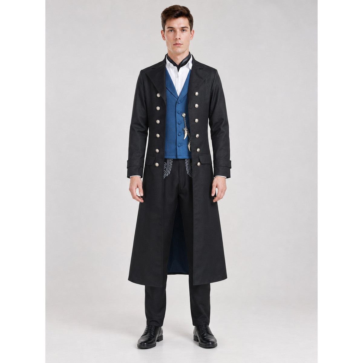 Grindelwald Cosplay Costume, 5-Piece on-model view