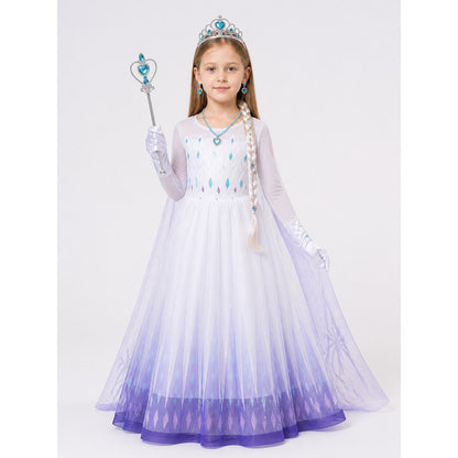 Purple Snow Princess Carnival Costume for Cosplay main product view