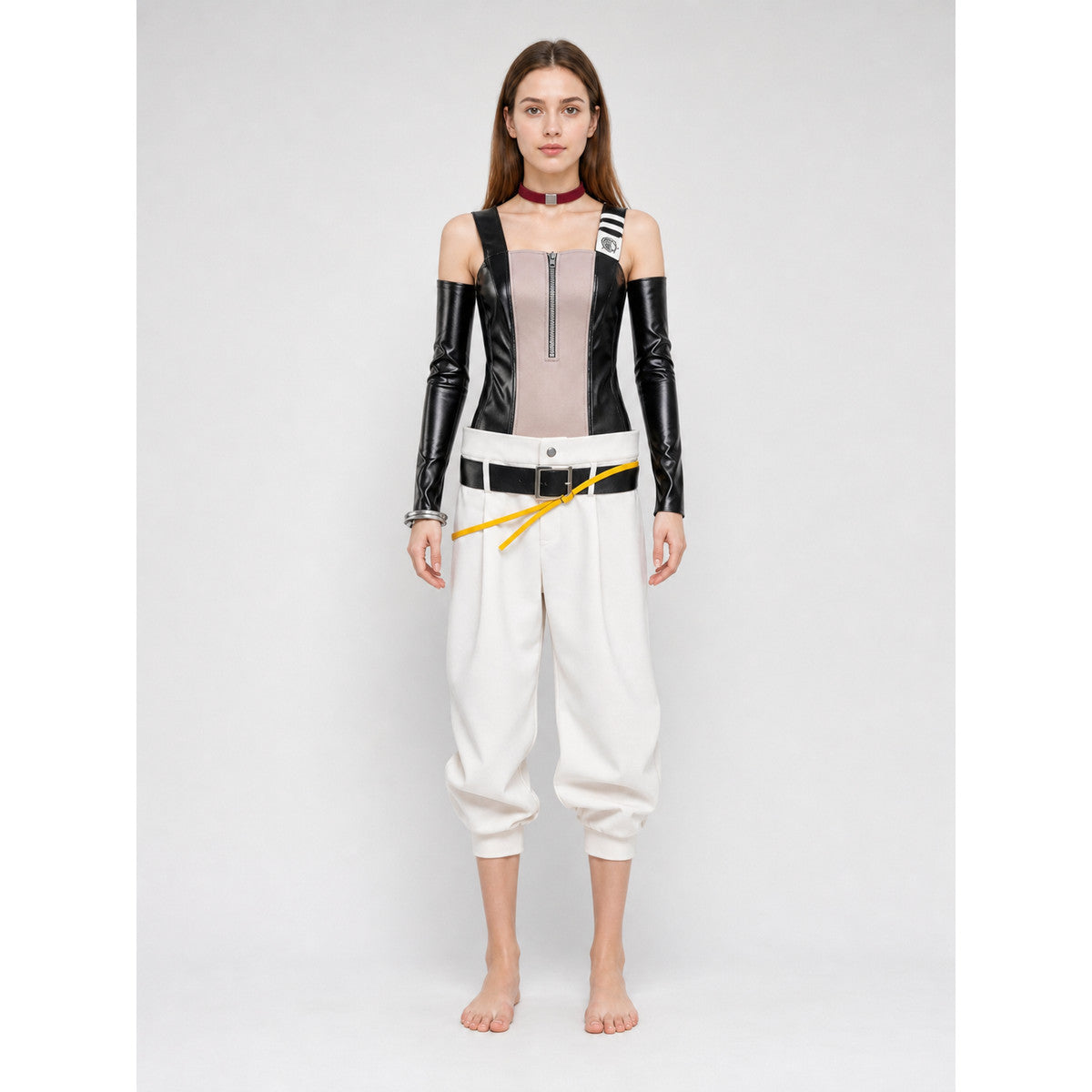 Semyu Grierkos Cosplay Costume with Belt and Arm Warmers