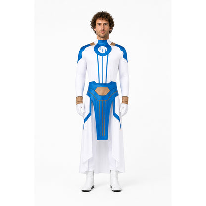 Invincible Cosplay Costume, Blue, White, and Gold main product view