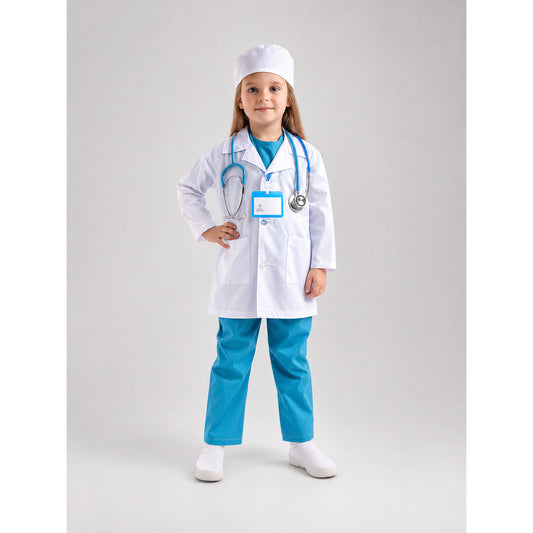 Kids Doctor Costume for Pretend Play, Set