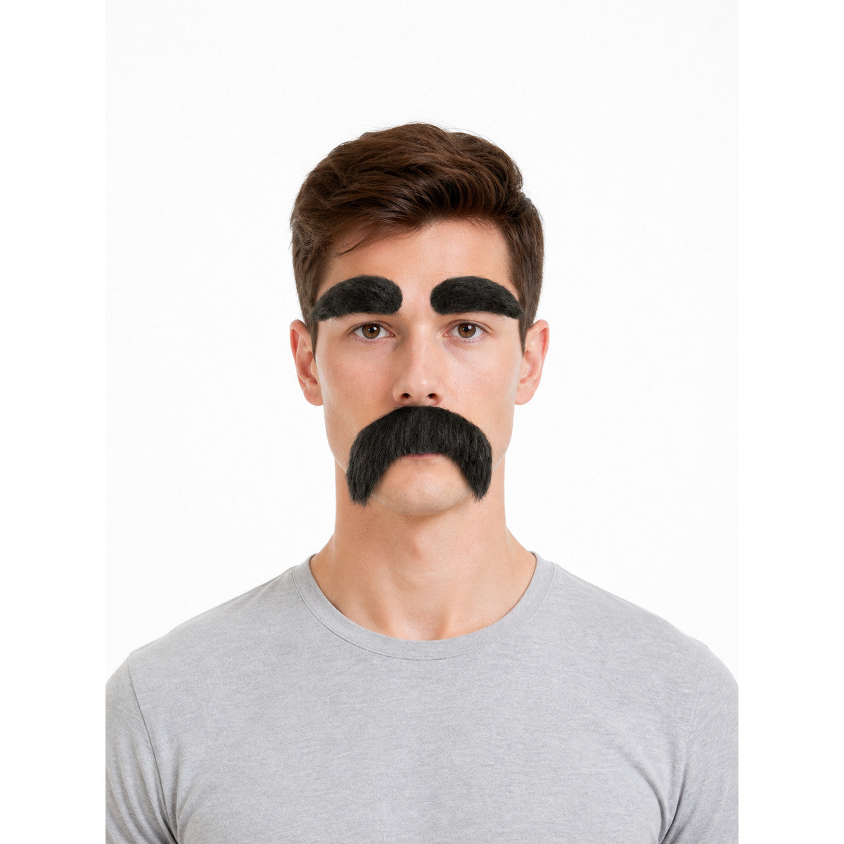 Black Fake Beard and Eyebrows for Masquerade