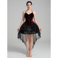 Vampire Costume: Corset-Style Top and Skirt