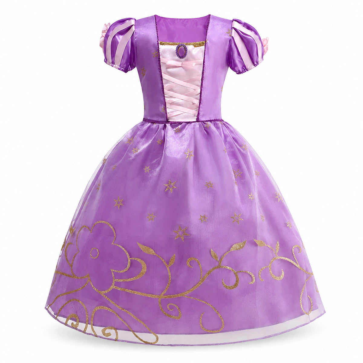 2026 Girl Princess Dress Costume Princess Cosplay Halloween Carnival Party Vestidos Kid Dress - Color:E