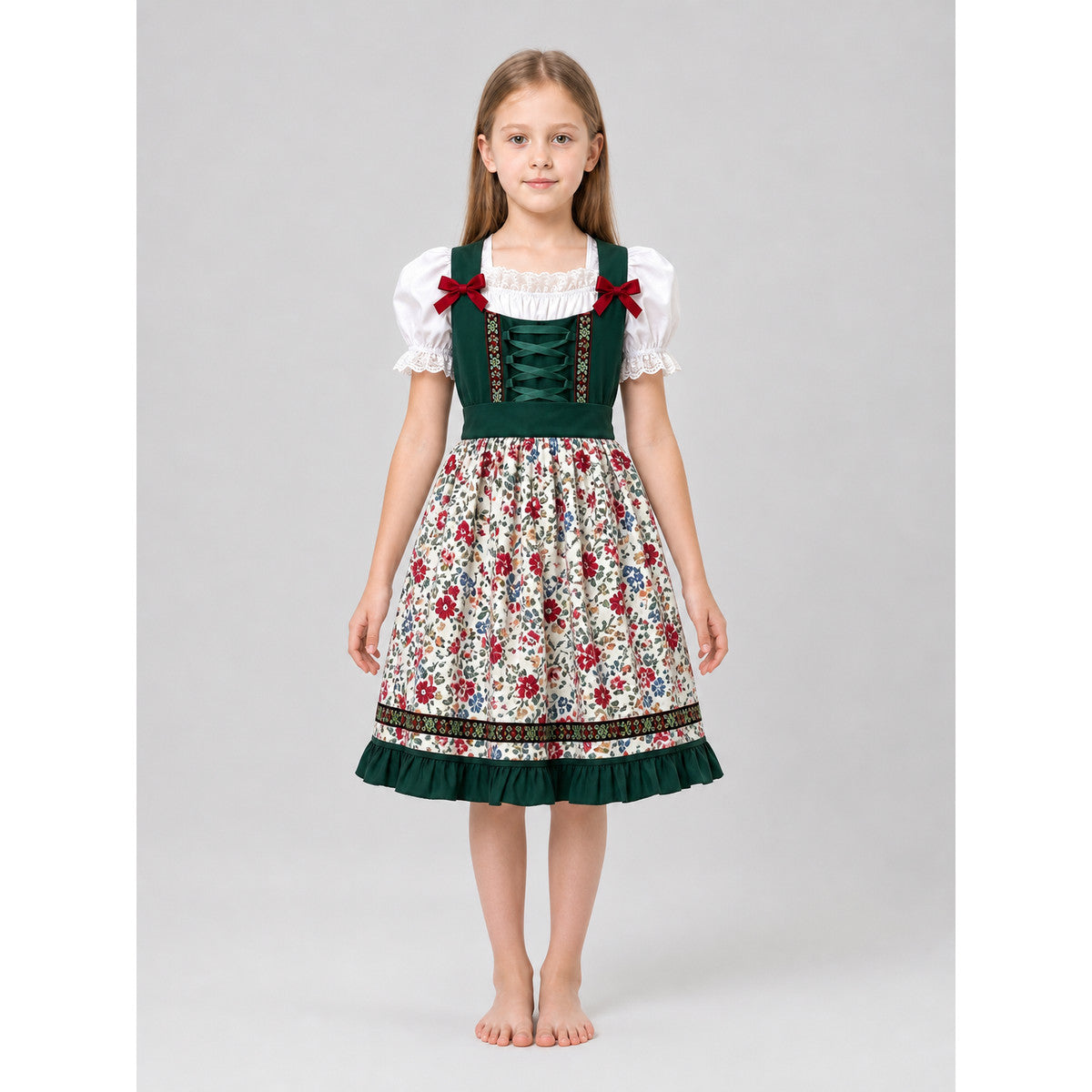 Dirndl-Style Carnival Costume with Apron